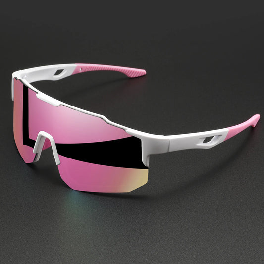 NEW 7 Colors Women/Men Oversized Colorful Sports Sunglasses - Wraparound Design, UV400 Unisex Comfort Fit for Cycling, Hiking & Outdoor Activities Sports Eyewear Accessories