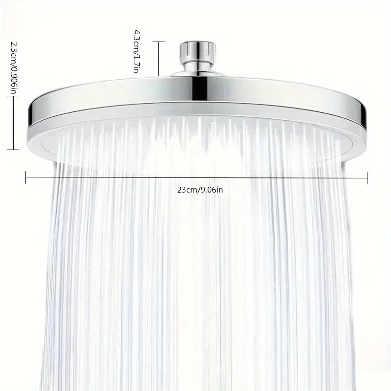 Six-Speed Adjustable Overhead Shower Head High Pressure Shower Head Booster Shower Shower Head Sets Bathroom Accessories