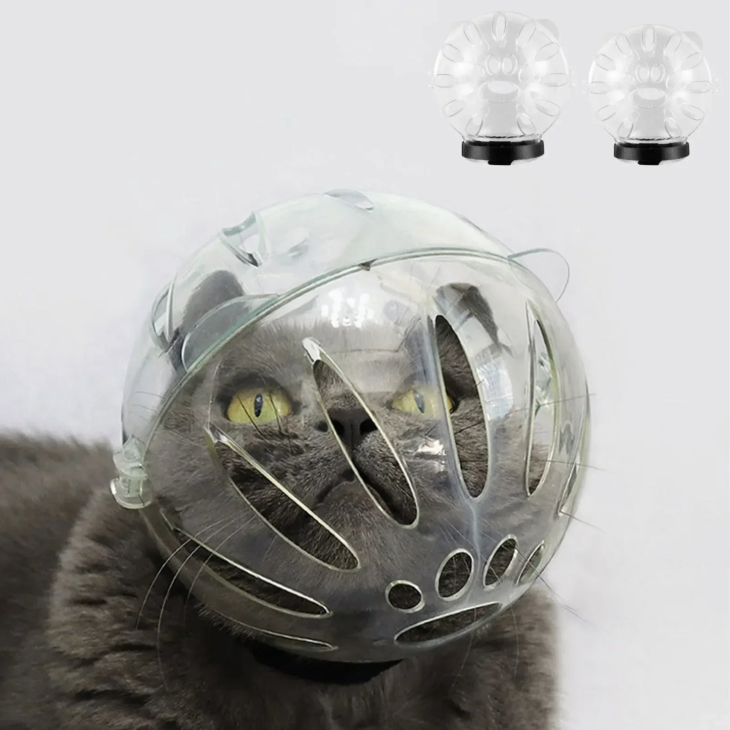 Cat Cats With Breathable Space Grooming Bite Set Portable Hood Cover Paw Anti Helmet For Muzzle Astronaut Boots