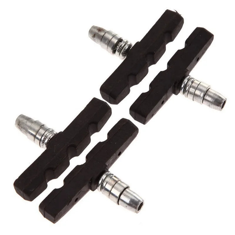 4-6pcs Bike Brake Blocks Rubber Cycling Part Tools MTB Mountain Road Bicycle Lightweight V-brake Shoes Pads Bicycle Accessories