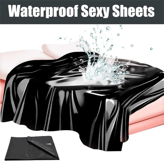 Waterproof Adult Sex Bed Sheets For Sex Game Lubricants Waterproof Bed Cover Couple Flirt Wetlook Bondage Wet Play Sex Tool