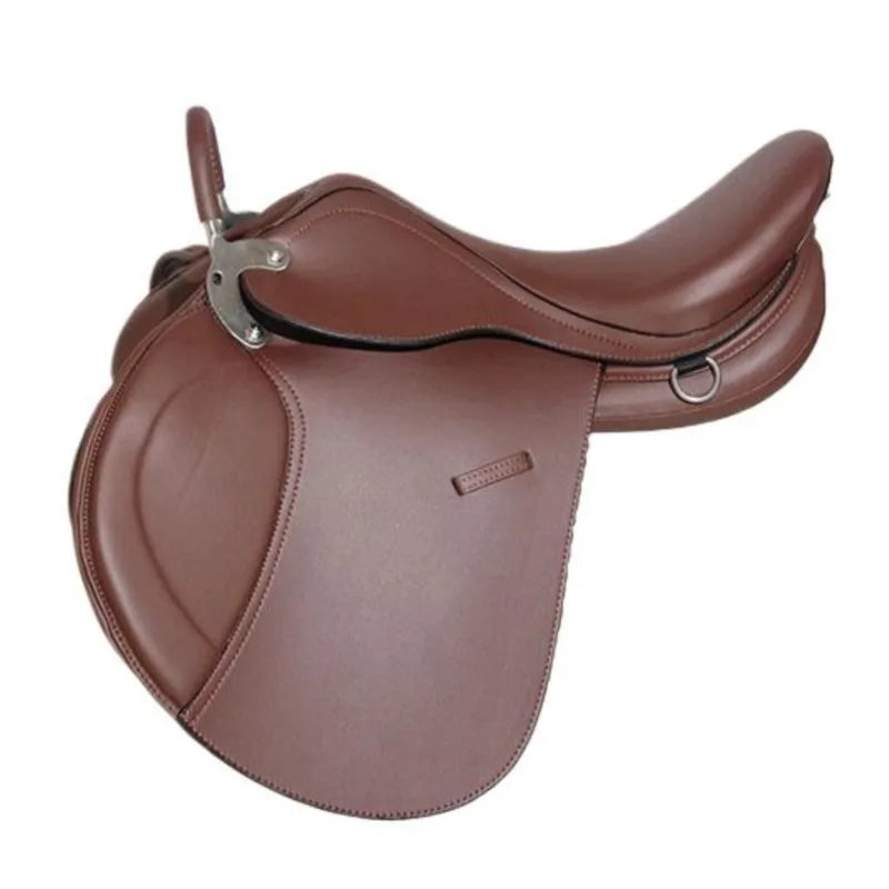 British Style Armrest Comprehensive Novice Saddle Microfiber Wear-Resistant Horse  Equestrian Supplies