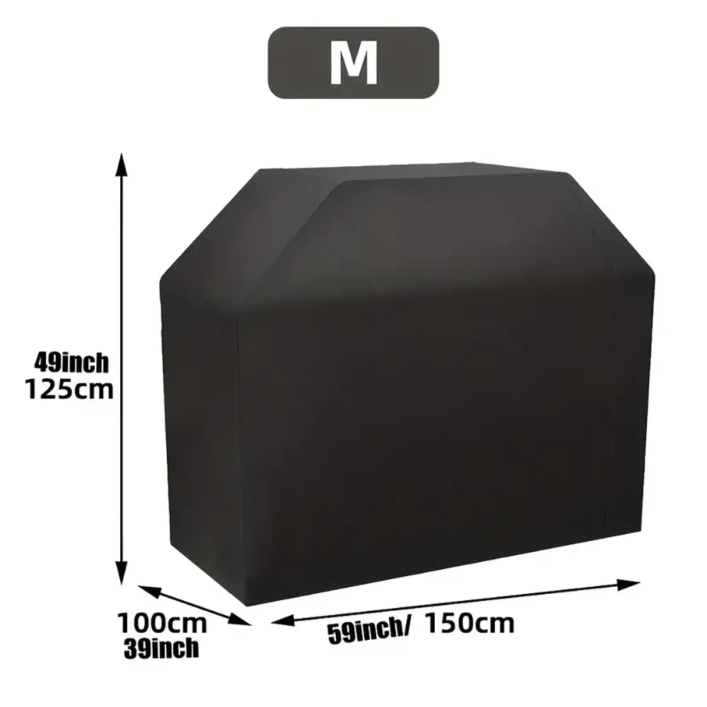NEW S(80x60CM) XXL(190x17x117CM)  BBQ Grill Barbeque Cover  Anti-Dust Waterproof Weber Heavy Duty Charbroil BBQ Cover Outdoor Rain Protective Barbeque Cover