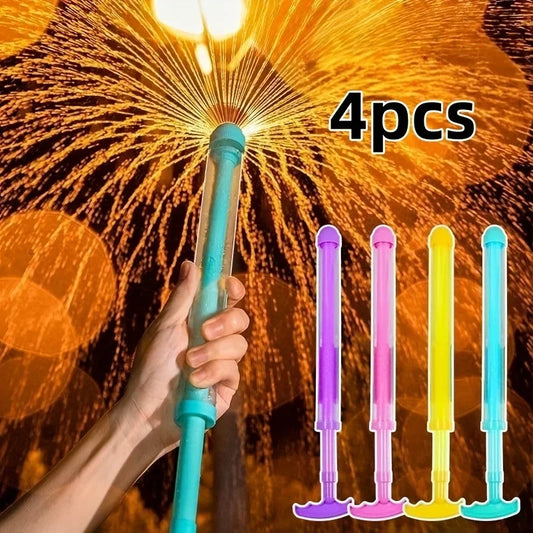 NEW 4PCS Set Colorful Fireworks Water Guns - High-Pressure Water Blasters for Parties Games  Romantic Celebrations Water Gun Water Blast Summer Beach Party Games Toys Accessories