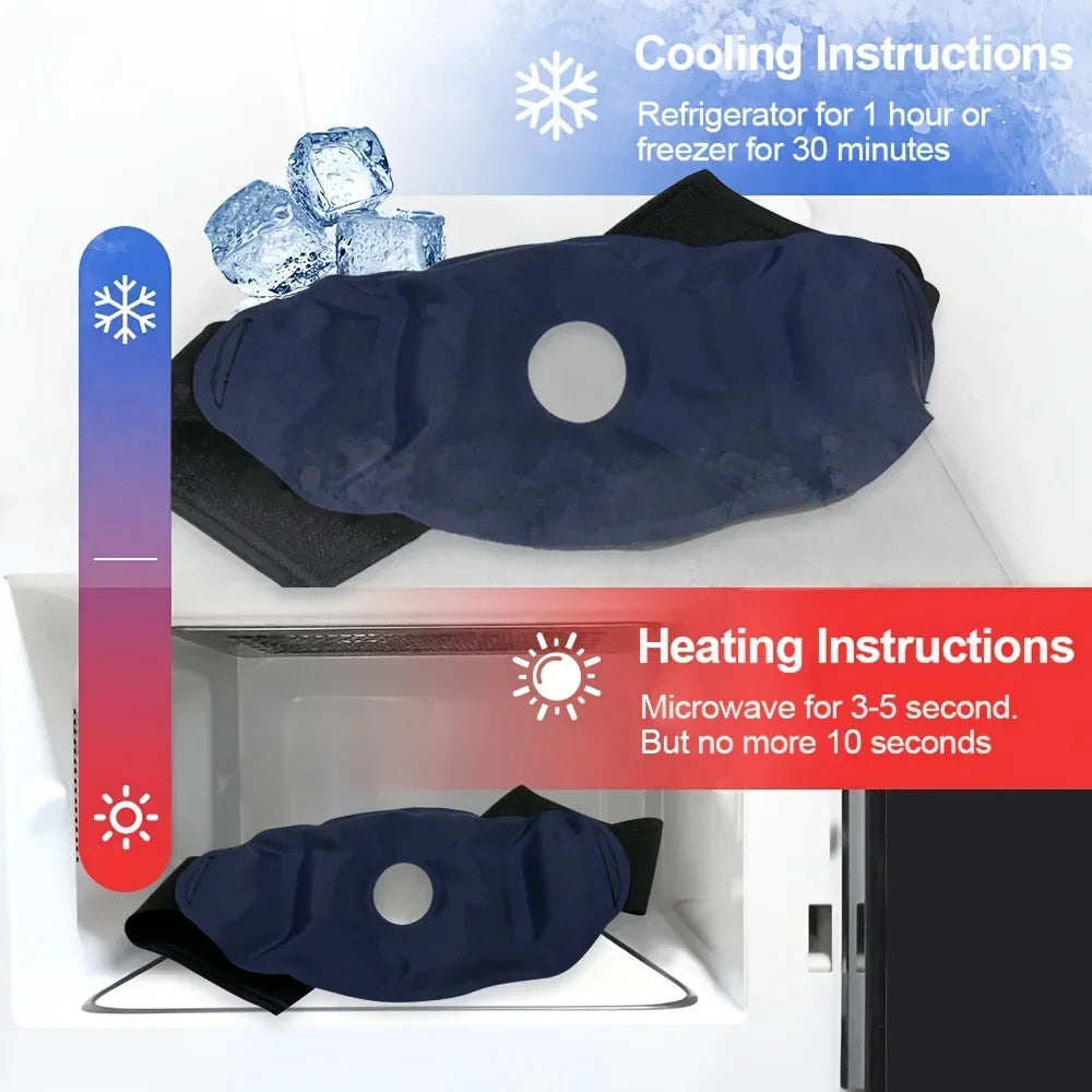 2 PCS Set Knee Cold Pack for Outdoor Sports Injuries, Reusable Ice Gel Pack Wrap for Knee Replacement Surgery, Pain Relief Ice Cold Therapy, Arthritis, Swelling Treatment Health Care Accessories
