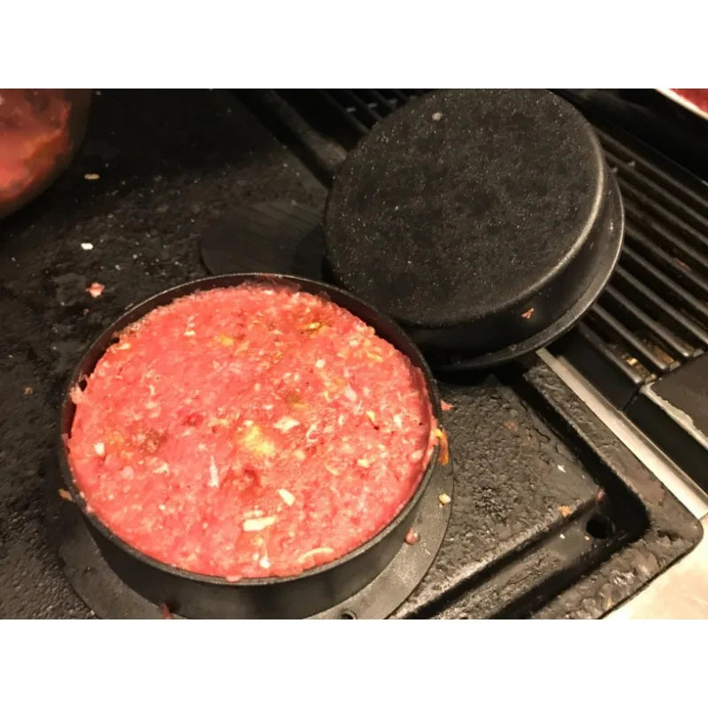 NEW Set Food-Grade Round Hamburger Burger Meat Tenderizing Press Beef Grill Burger Helper Press Cutlets Patty Maker Mold Patty 100 Papers Kitchen Tools Set