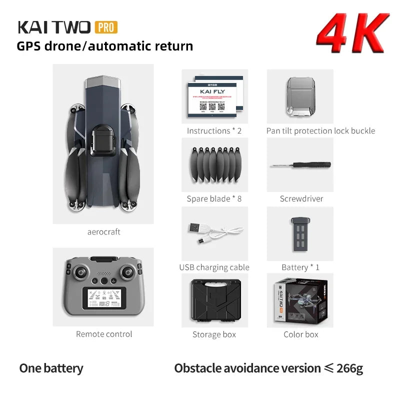 NEW Arrivals PRO GPS Drone 4K-6K-8K Professional 8K Three Axis Self Stabilization HD Camera Video Recording 360° Obstacle Avoidance Brushless RC Quadcopter Spread Tank Spraying System Electronics Supplies