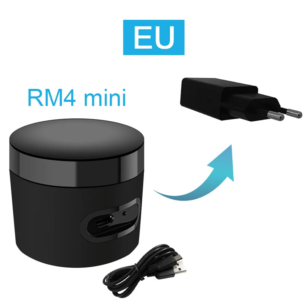 NEW UK Plug Rm4 Mini Smart Remote Control Infrared Universal IR Audio Video Smart Home work with Google Home Alexa Support