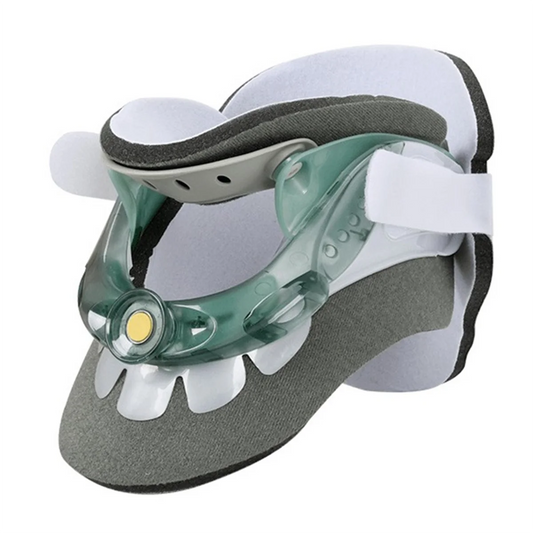 BIG SALE Cervical Traction Device Neck Corrector Cervical Collar Neck Stretch Protector Spine Fixation Support Brace Neck Braces Health Care Accessories