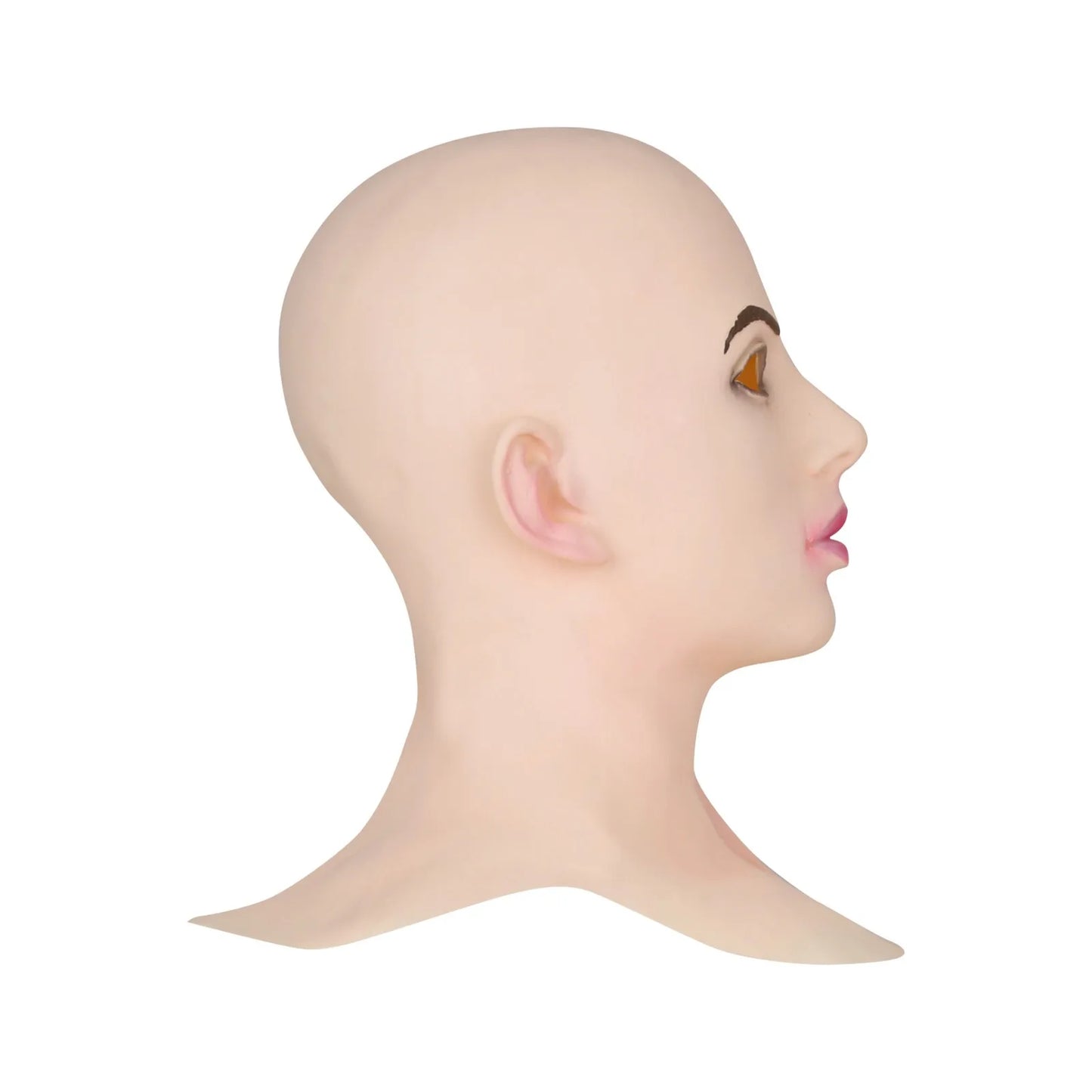 Adult Full Head Mask High Quality Female Shaped Silicone Crossdresser Headgear Halloween Cosplay Accessory Masque Horreur