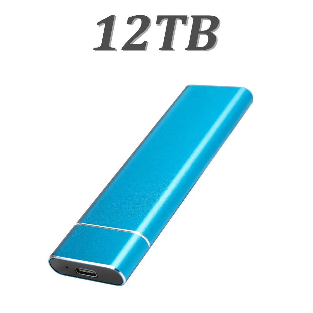 30/64TB High Speed Fast Transmission Travel Wireless Solid State Drive Original External Hard Drive Portable SSD Efficient Large Capacity External Hard Drive Suit PC Laptop Desktop Computer Accessories