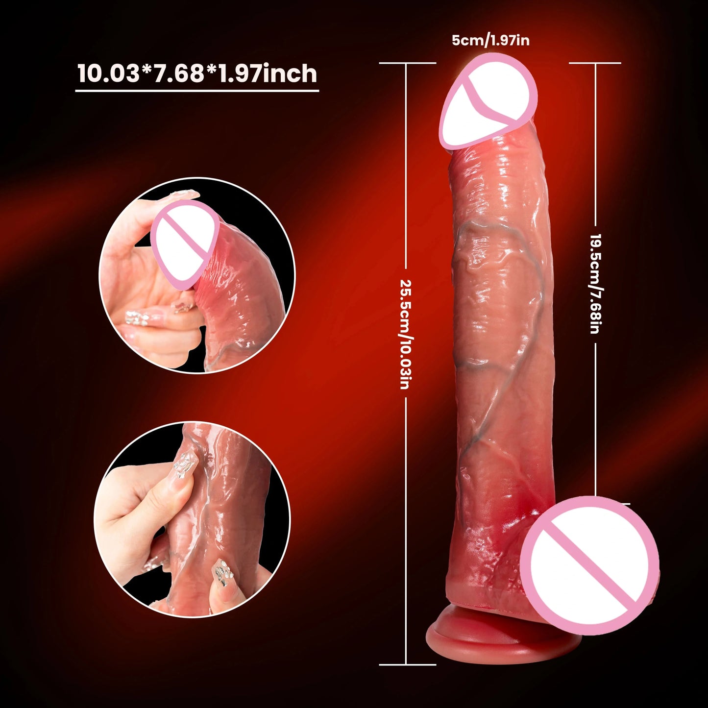 NEW 23cm Realistic Vibrator Remote Control Heated Retractable Dildo Female Oral Sex Masturbator Vaginal Anal Massager Sex Toys for Women Adults 18+ Sex Store Products