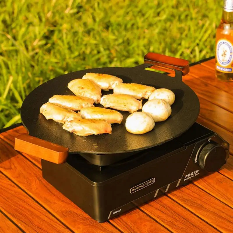 Outdoor Camping Gas Stove Portable Cassette Furnace Windproof High Firepower Gas Burner Stove Camping Picnic Cook Supplies