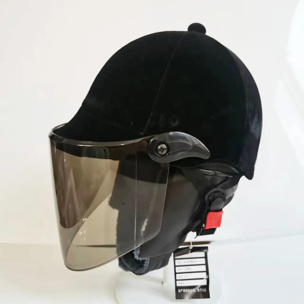 Winter/Summer Equestrian Riding Helmet Unisex Black Velvet Cloth Equestrian Helmet  Horse Equipment Safety Accessories