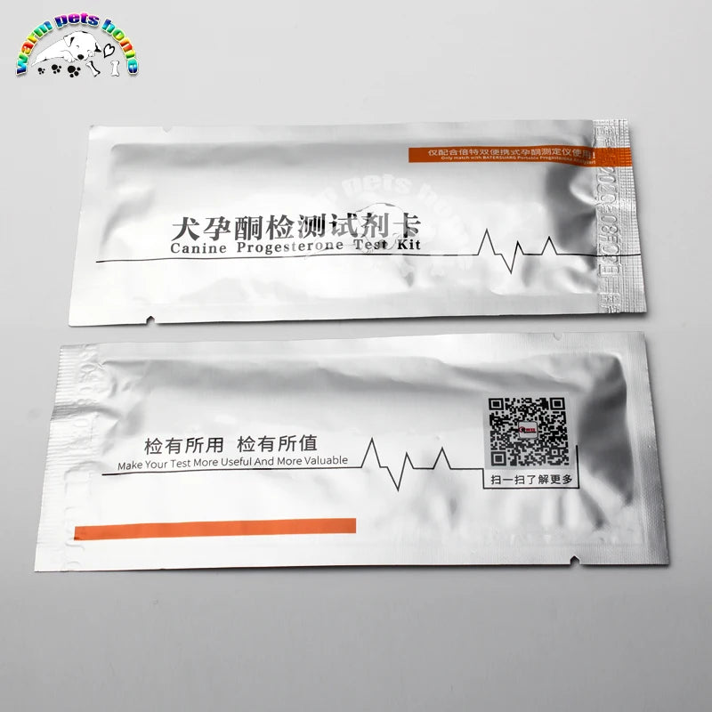 12-60PCS Set Canine Progesterone Test Kit Dog Progesterone Test Card Dogs Pregnancy Test Strip Veterinary Instrument