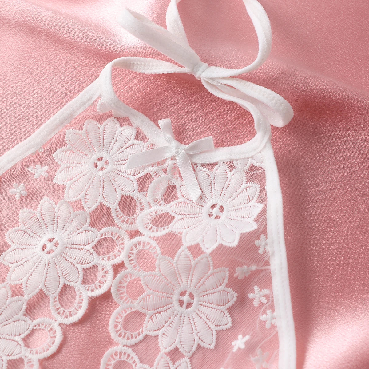 Seamless Lingerie Set Sexy Costume Female Crotch Less Bodysuits Underwear Supplies Women Lace Sling Patchwork String Sheer Bra Set Ladies Luxury Lingerie Fashion Clothing Products