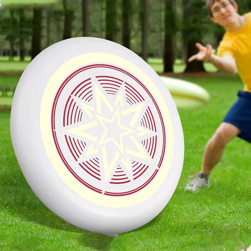 Glowing Dog Frisbee Dog Toy Flying Discs Pet Dogs Silicone Game Training Interactive Puppy Toys Puppy Pet Supplies