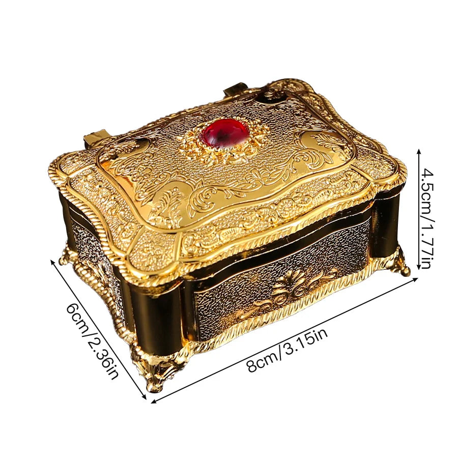 NEW Arrivals 9 Colors/Patterns European Jewelry Box, Necklace, Earrings, Rings Cosmetics Storage, Desktop Decorative Ornaments, Suitable for Wedding Birthday Wife Girlfriend Valentine's Day Gifts.