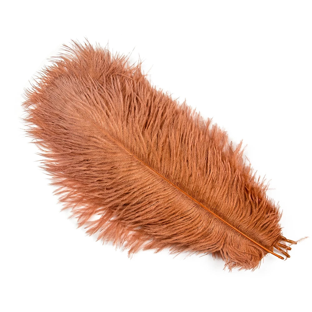 10 PCS Set 10 Colors Natural Ostrich Feathers Wedding Home Decor 30-35cm/40-45cm Ostrich Plumes Table Centerpiece Crafts