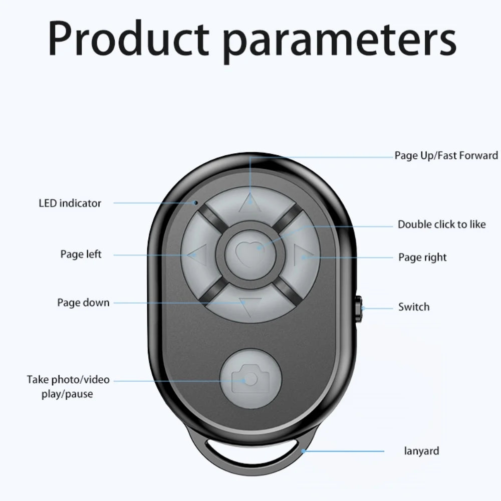 Soft key Bluetooth Multifunctional Button For iPhone Xiaomi IOS Android Phone Remote Control Selfie Stick Bluetooth Controller