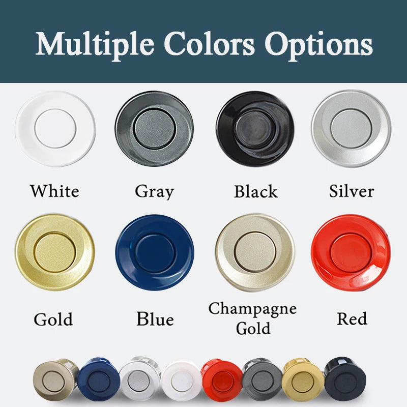 Car LED Parking Sensor Kit 4 Sensors 22mm Reverse Radar Sound Alert Indicator System 8 Colors