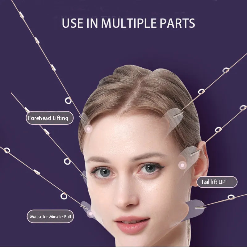 40Pcs/Set Invisible Thin Face Stickers V-Shape Fast Lifting Facial Lift Up Neck Eye Double Chin Wrinkle Makeup Adhesive Tape