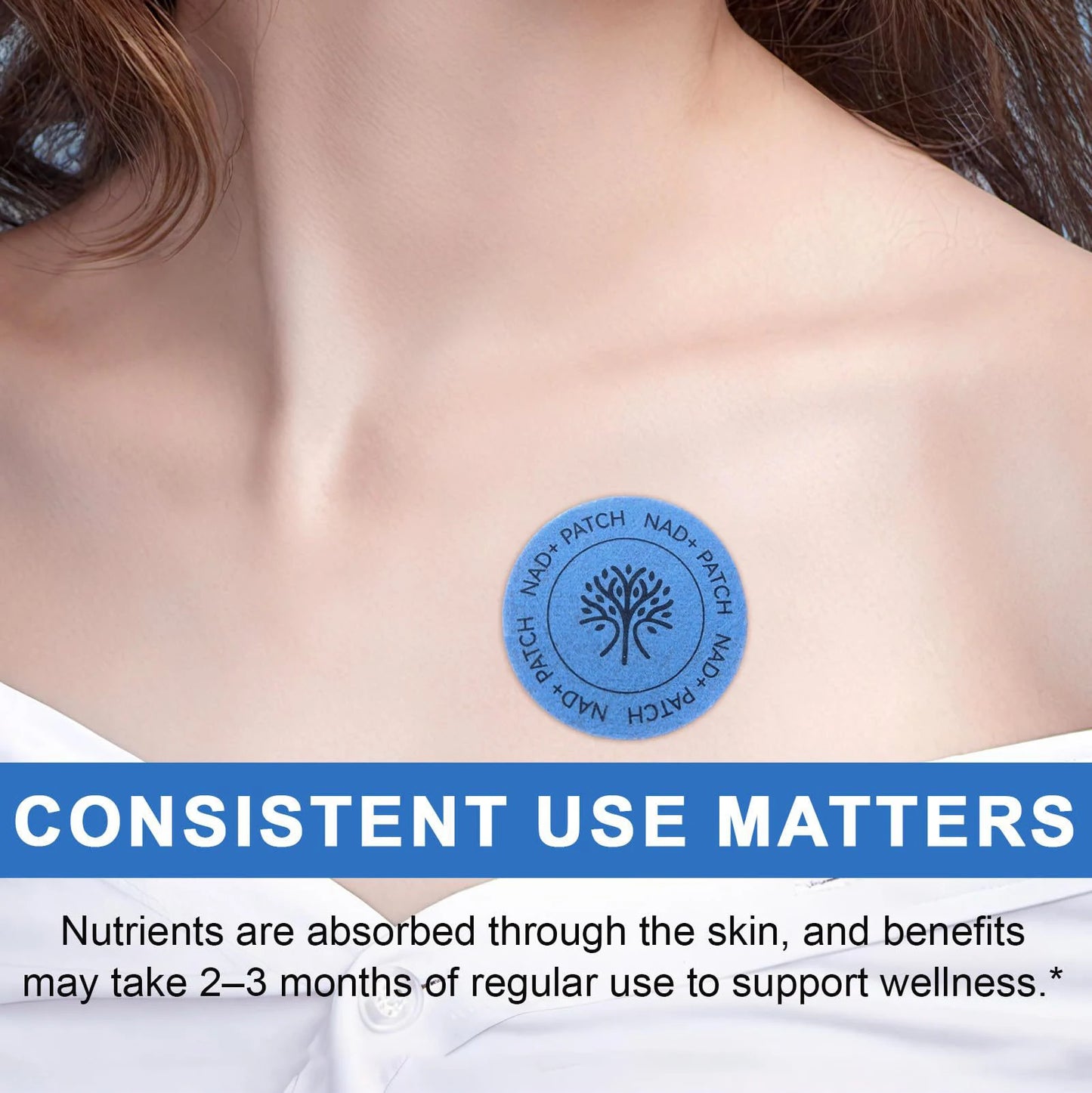 Buy 10 Get 12 Free  NAD+ Weight Management Assistance Patch Easy To Use Body Weight Loss Sticker Women Men Body Care Patches Set Body Care Accessory Sets Health Care Supplies