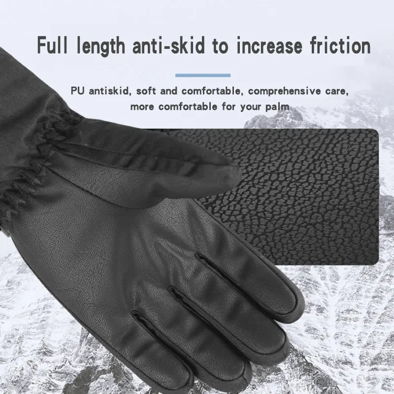 -40 Waterproof Ski Snowboard  Gloves Touchscreen Outdoor Mitten 3M Thin Insulation  Snow Gloves