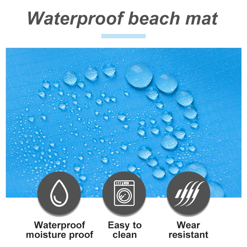 Waterproof Beach Blanket Outdoor Portable Picnic Mat Camping Ground Mat Mattress Camping Camping Bed Sleeping Pad New