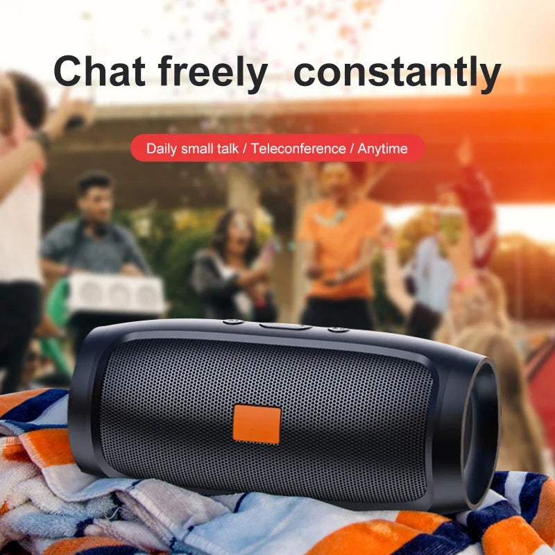 NEW Arrivals TF USB Bluetooth Speaker Dual Speaker Stereo Outdoor Playback Fm Voice Broadcasting Portable Subwoofer Wireless Speaker Computer Supplies