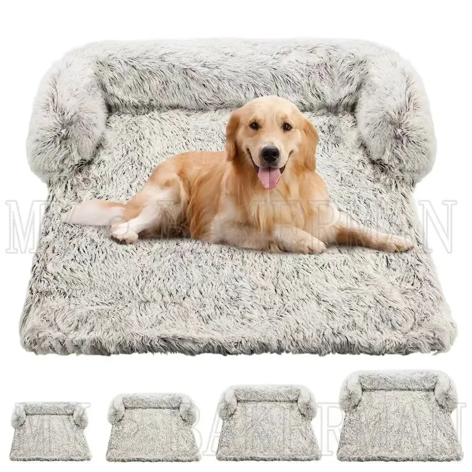 Pet Dog Bed Sofa Large Dog Sofa Bed Dog Pet Comfortable Bed Warm Cover Washable Soft Furniture Protective Pad Cat Blanket