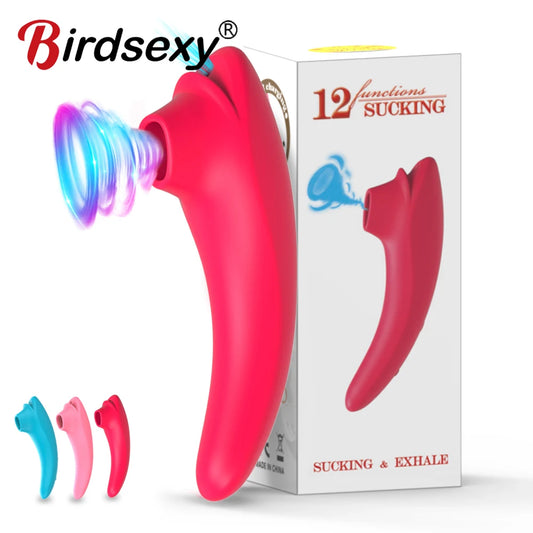 Powerful Clitoris Sucker Nipple Vibrator Female Vagina Sucking Vacuum Stimulator Tidal Masturbator Sex Toys for Women Adults 18