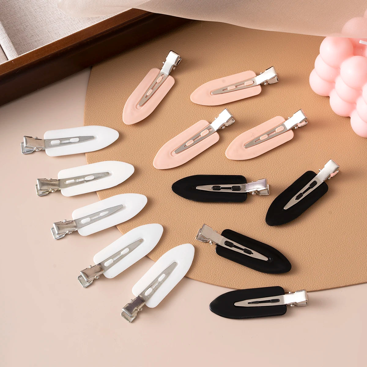 NEW Arrivals 10 PCS Set No Bend Seamless Hair Clips Side Bangs Barrette Make-Up Washing Face Accessories Women Girls Styling Hairpins Hair Care Accessories Beauty Salon Supplies