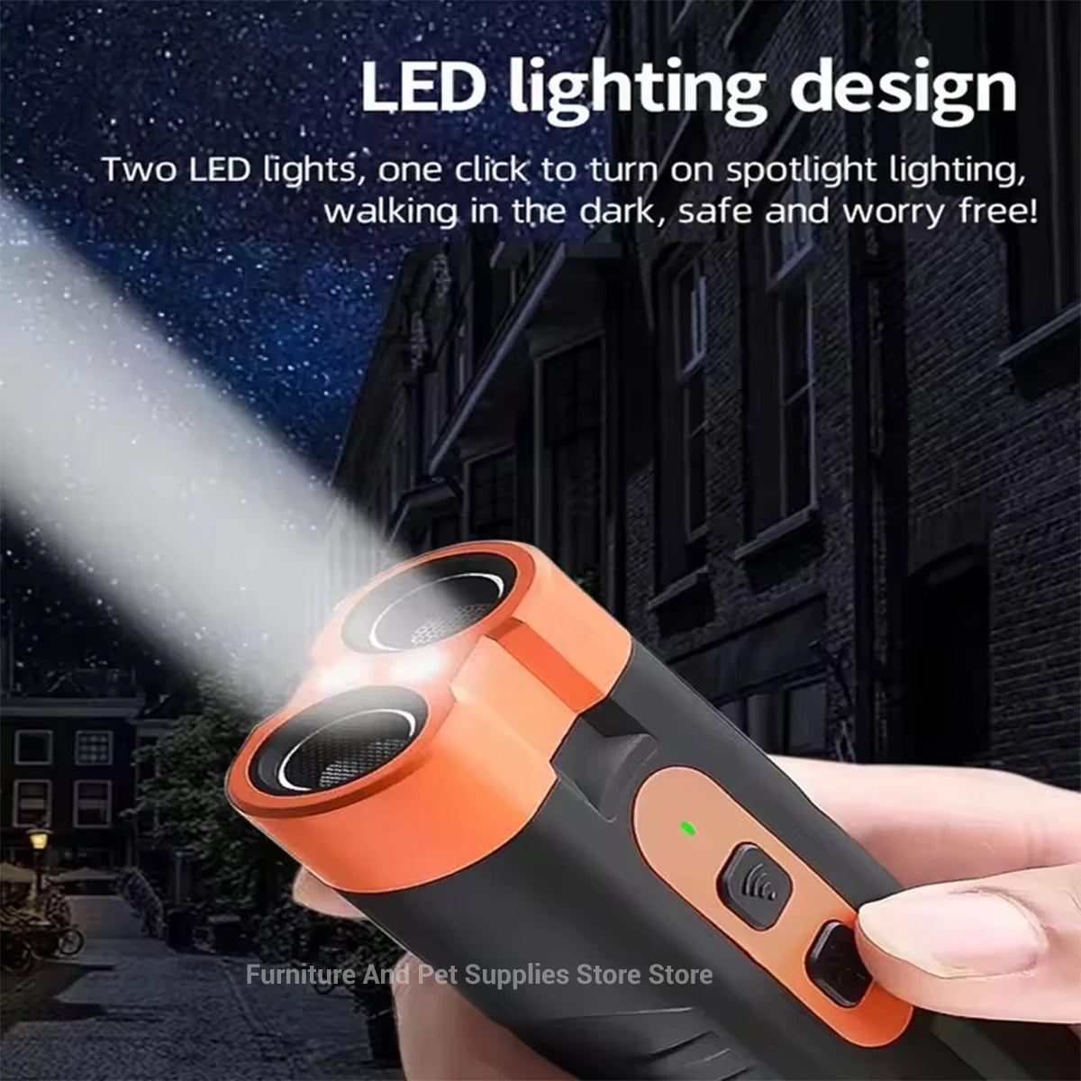 Ultrasonic Pet Dog Repeller Anti Barking Stop Bark Training Device High Power Dog Training Repellents With USB Rechargeable