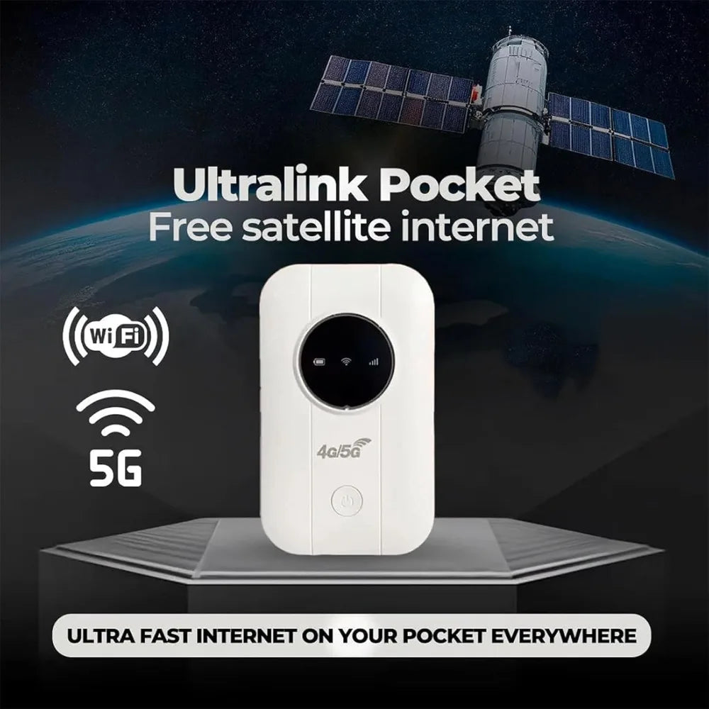 4G/5G 300Mbps Ultra-Link Pocket WI-FI Fast Internet Connection Network Data Transfer  Unlimited Satellite Internet Access Points USB Powered