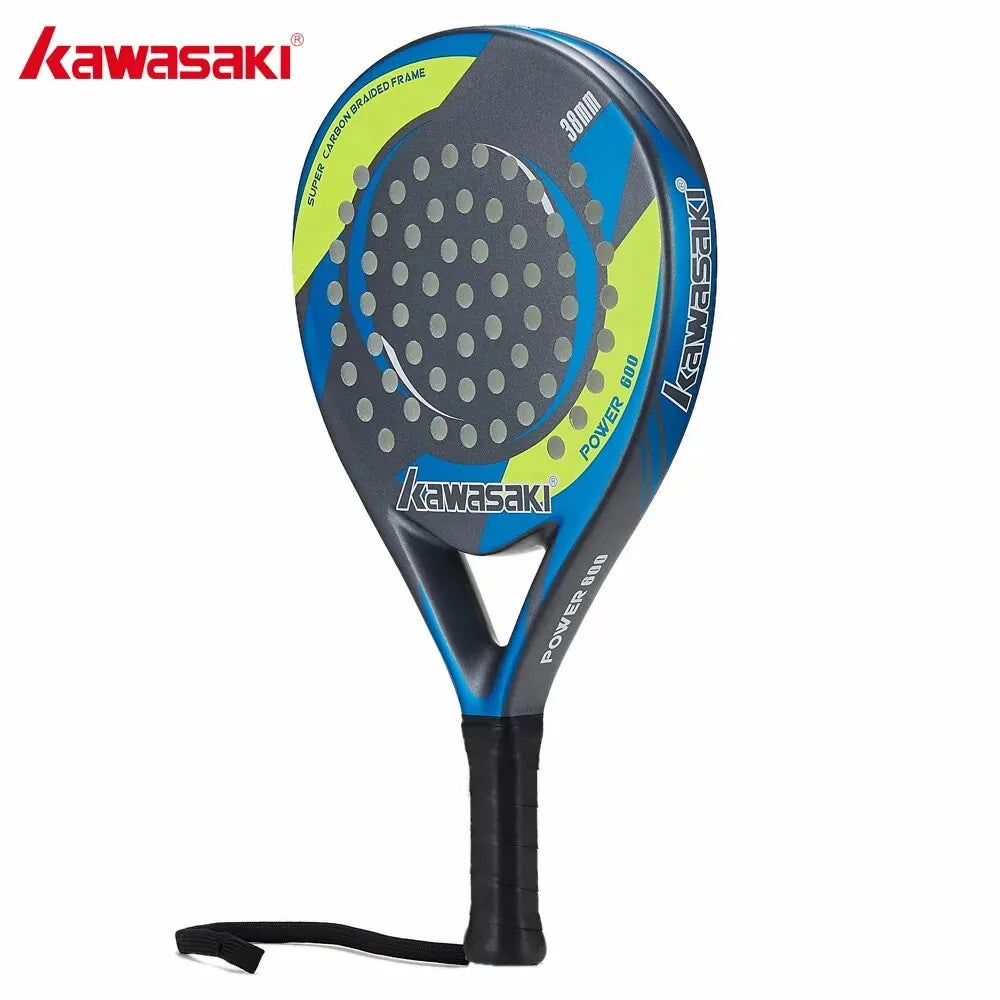 Kawasaki 3K Carton Fiber EVA POWER 600/700 Padel Racket With Racket Cover