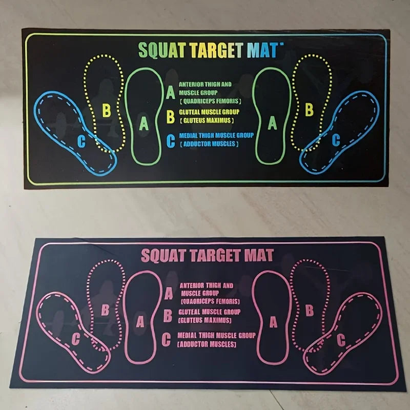 NEW Arrivals Durable Three-Color Squat Mat Non-Slip Fitness Pad for Home & Gym Use No Battery Yoga Studio Mat Sports Accessories