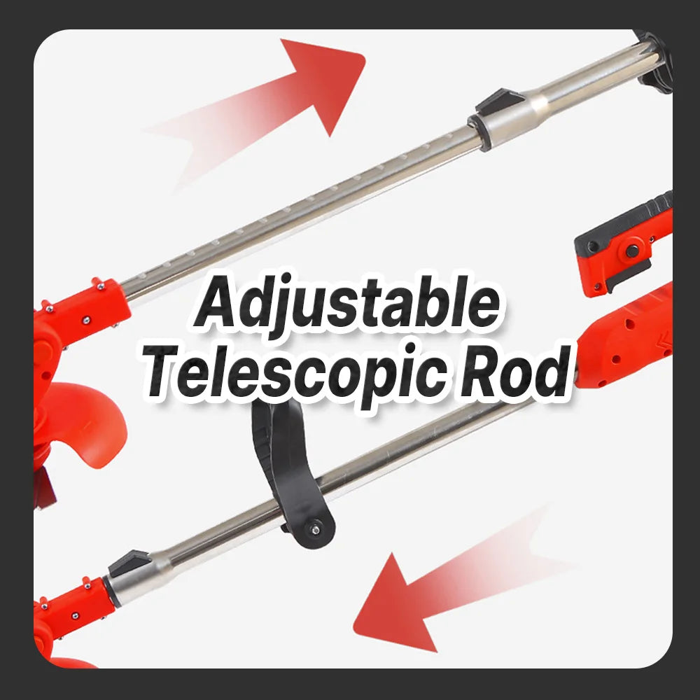 Foldable Power Lawn Mower, 180° Foldable, Easy to Store, with Mowing Wheel/Blade, One Battery and One Charger, Garden Power Tool