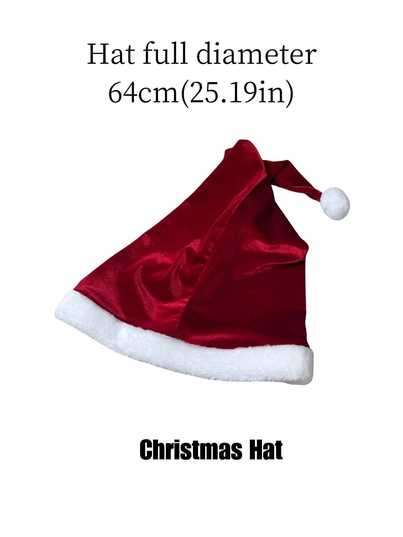 NEW Arrivals 2PCS Velvet Set S-3XL Plus Size Free Christmas Boxer + Hat 】1Set Men's High-Quality Velvet Sexy Underwear, Featuring Bowknot and Bell Christmas Design
