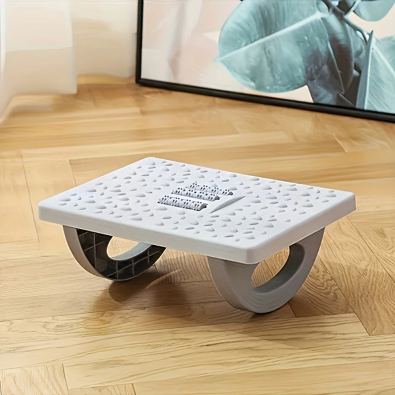 Under Desk Footrest, Oversized Desk Rotatable Footrest, Rocking Chair-Style Nursing Stool, Rocking Chair Balance Board, Ergonomic Design, Supports Posture, Suitable for Office Computer Gaming 32.5*25*13cm