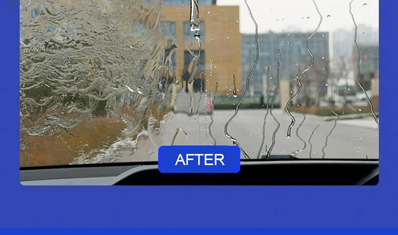 NEW 2 PCS Set Car Glass Defrost Anti-Rain Anti Iced  Water Spray Repellent Nano Coating Hydrophobic Waterproof Agent Oil Film Removing  Auto Glass Film Agent Car Accessories Cleaning Supplies
