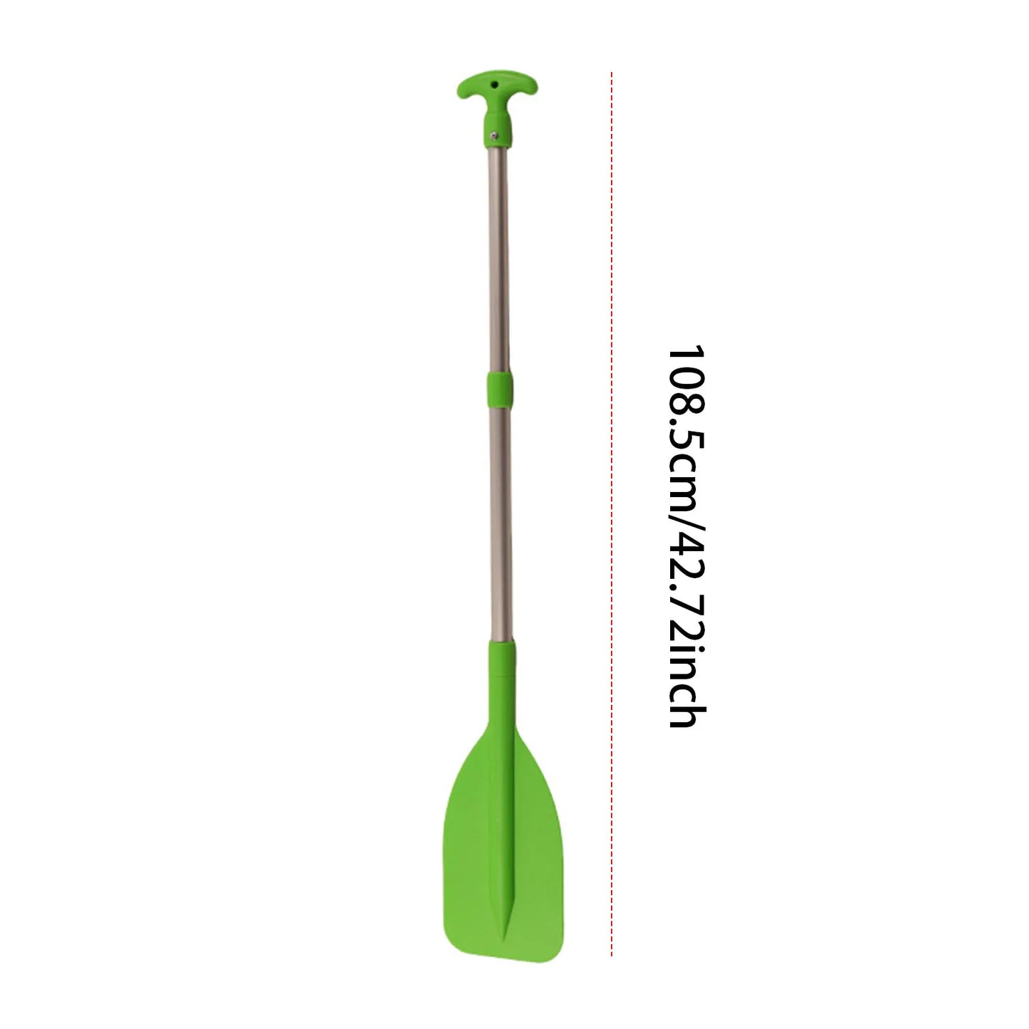 Telescoping Emergency Boat Paddle Aluminum Alloy Shaft Single-Head Boat Oars 53.5-108.5cm Adjustable Length Rafting Canoe Kayak Paddles Water Sports Supplies