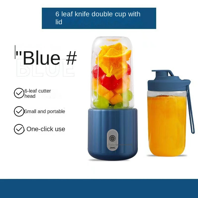 NEW Arrivals Double Cup Multifunction USB Fruit Mixers Juicers Portable Electric Juicer Blender Fruit Juicer Cup Food Milkshake Juice Cocktails Drinks Maker Home Supplies Kitchen Accessories
