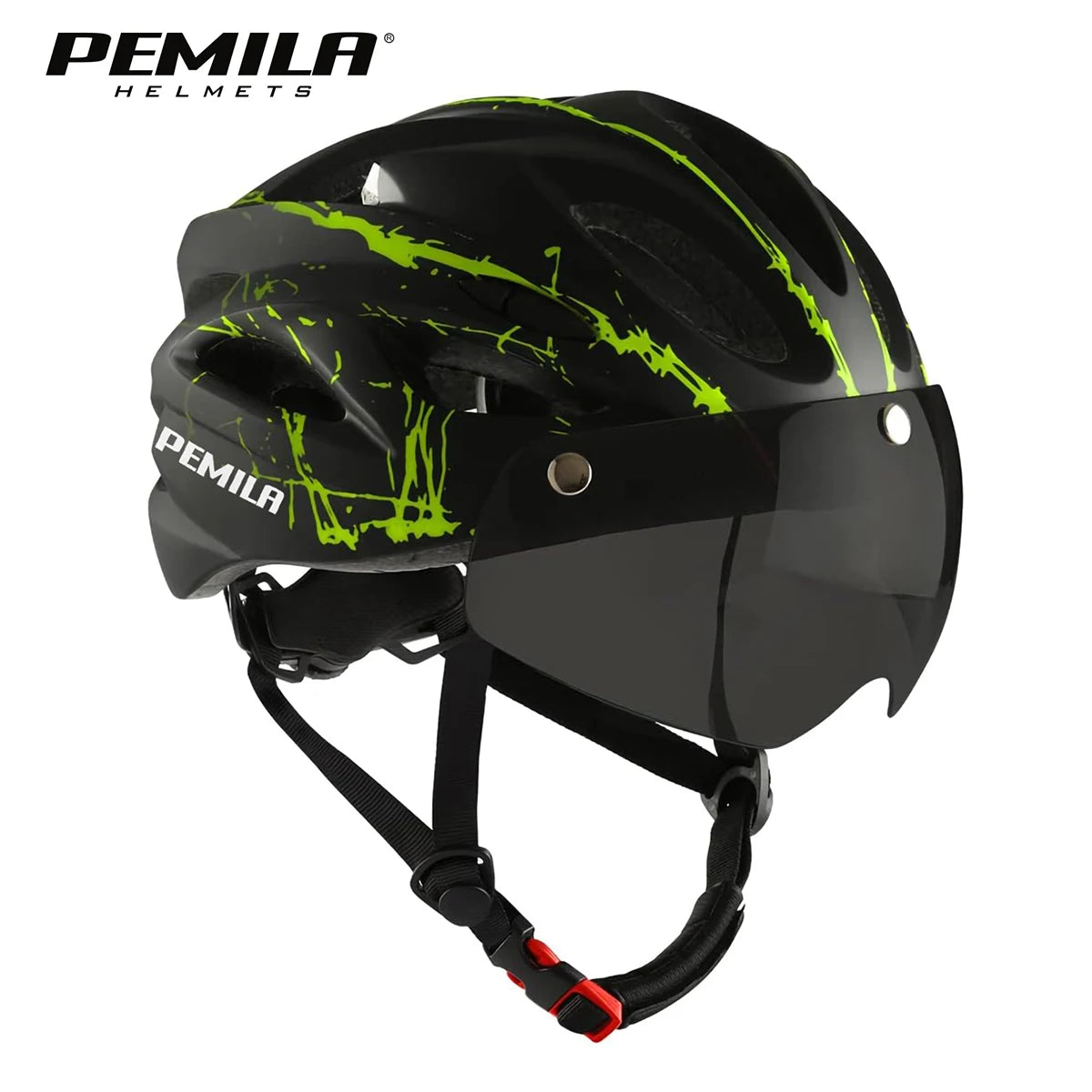 NEW Ultralight Cycling Safety Helmet Outdoor Motorcycle Bicycle Helmet Removable Lens Visor Mountain Road MTB Bike Helmet