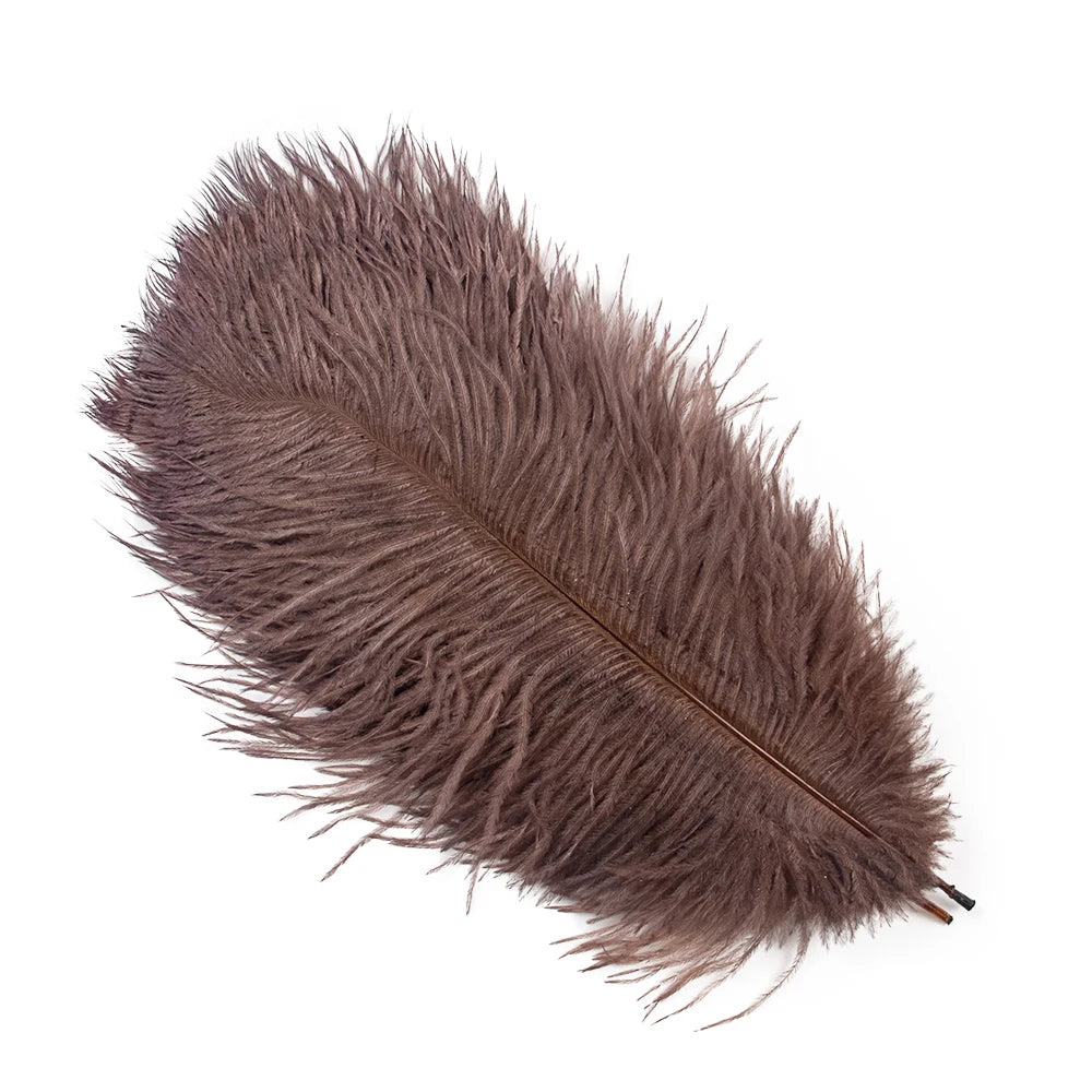 10 PCS Set 10 Colors Natural Ostrich Feathers Wedding Home Decor 30-35cm/40-45cm Ostrich Plumes Table Centerpiece Crafts