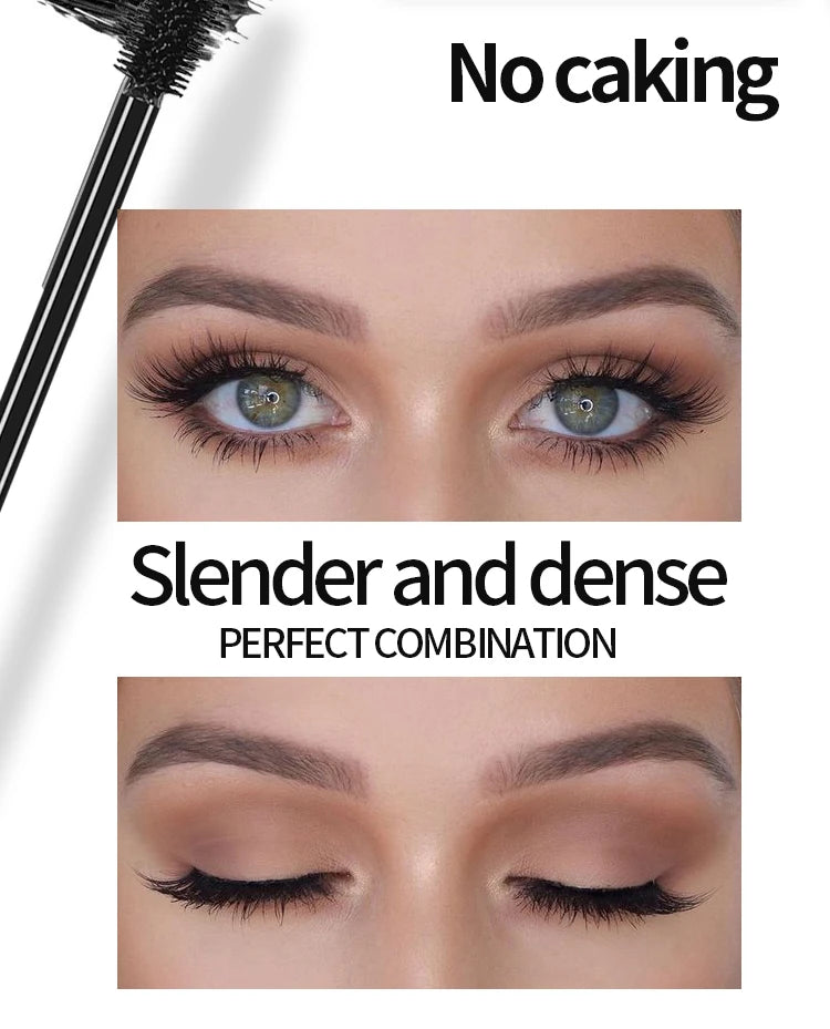 Liquid Eyeliner Pencil 4D Waterproof Mascara Set Cosmetics Eye Liner Thick Curling Mascara Eyebrow Pencil Eyes Makeup