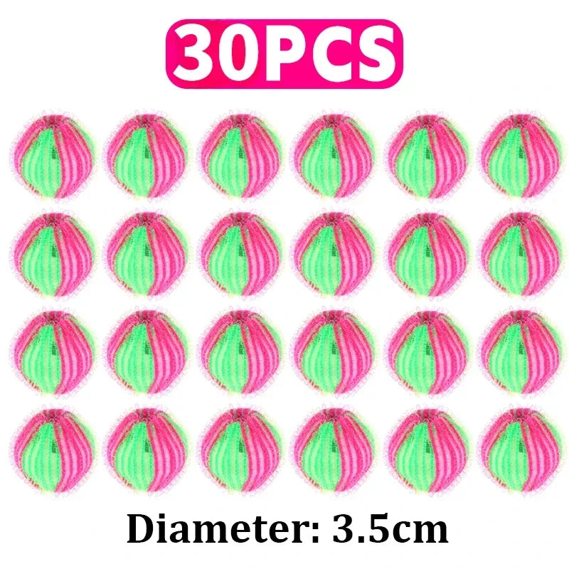 NEW Arrivals 24 PCS Set Magic Laundry Balls Hair Catcher Pets Dogs Cats Hair Removal Cleaning Balls Reusable Washing Machine Fur Stain Removal Filter Dirty Collection Tools