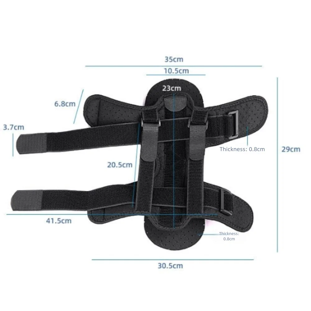 Double Support Plantar Fasciitis Splint Compression Breathable Dorsal Drop Foot Orthopedic Brace Adjustable Skin-friendly Health Care Supplies