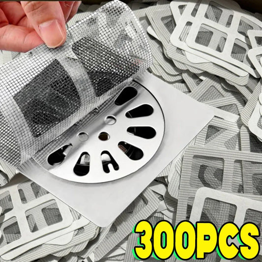 NEW Arrivals Disposable Hair Drain Catcher Mesh Anti-Blocking Filter Floor Drains Sticker Shower Cover Kitchen Bathroom Sink Strainer Stopper