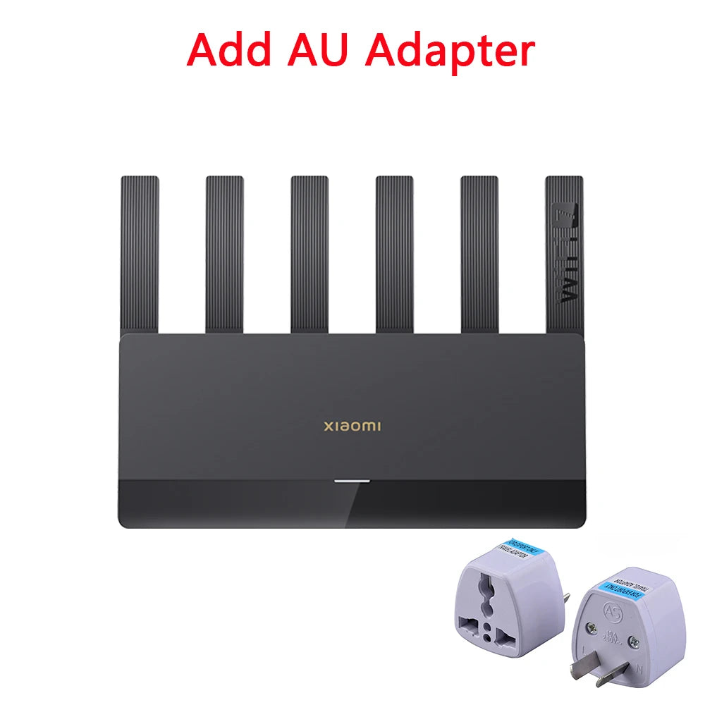 New 5G Original Xiaomi UK/AUS Router BE6500 WI-FI 7 6500M Full 2.5G Network Port 4-Core Qualcomm Processor  Smart Linkage Network Security Home -Office System